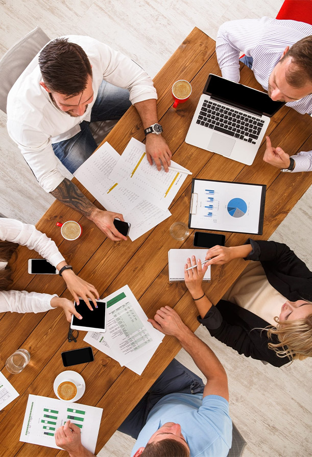 A group of professionals engaged in skill development courses during a training session